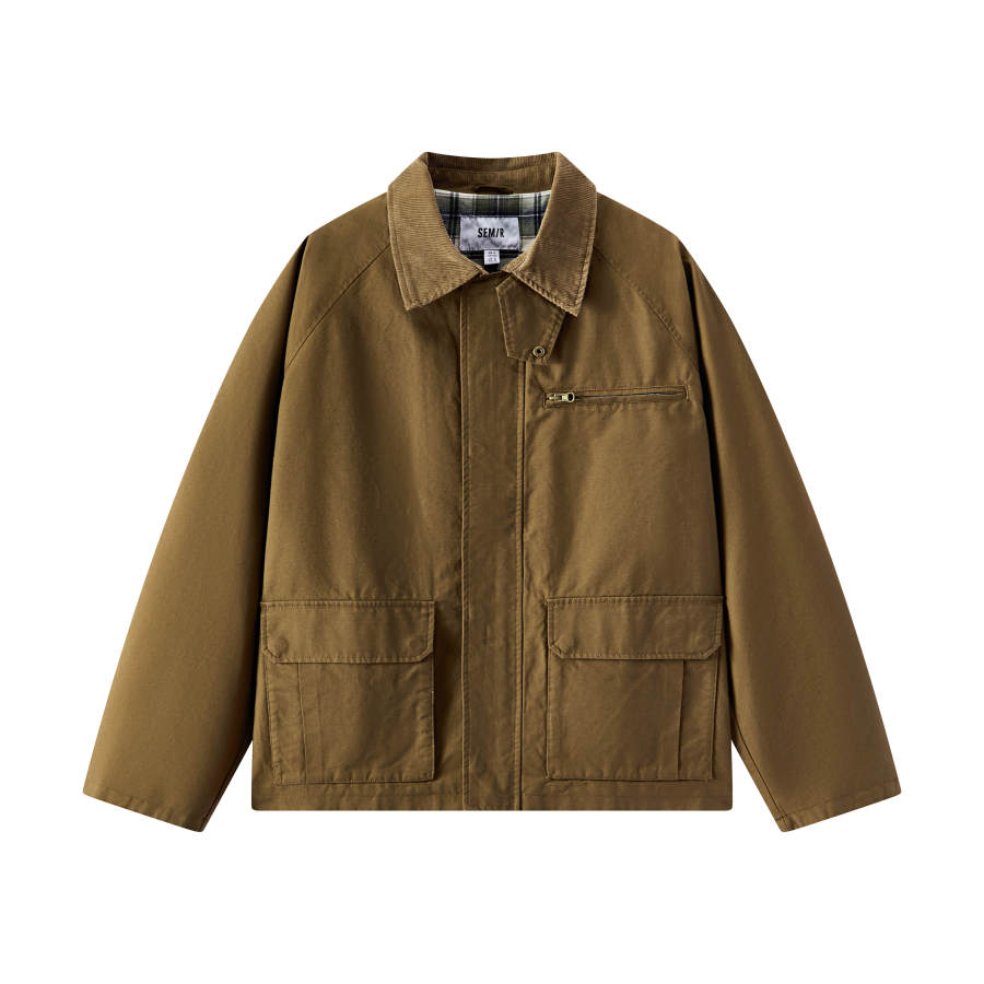Semir Semir Jackets Men's Lapel Moderate Workwear