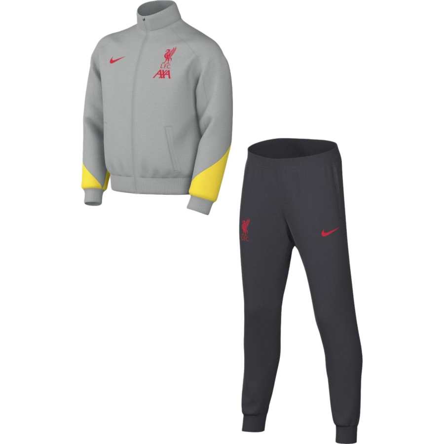 Nike Nike Casual Sportswear LiverpoolFC FW24 Light Smoke Gray/Dark Smoke Gray/Chromium Yellow/Global Red Teenagers