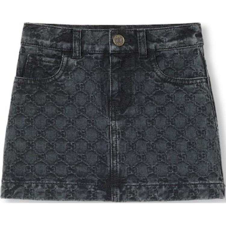 GUCCI SS25 Moderate Skirt Kids' Gray