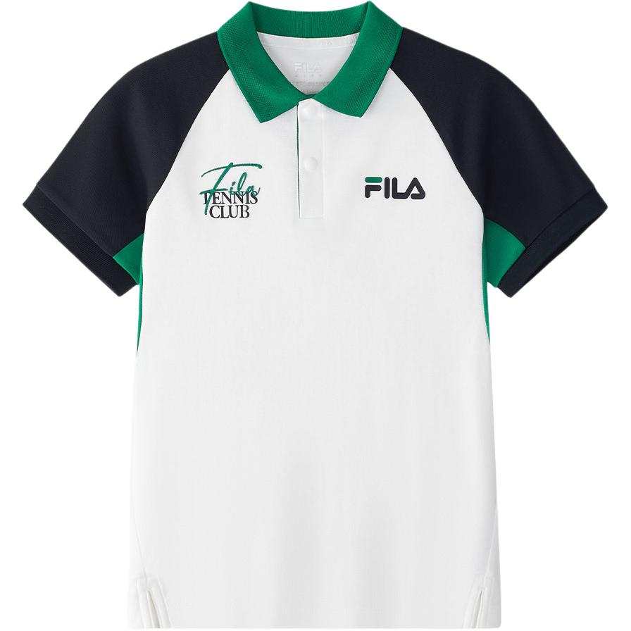 FILA KIDS Polo Shirt Jade White