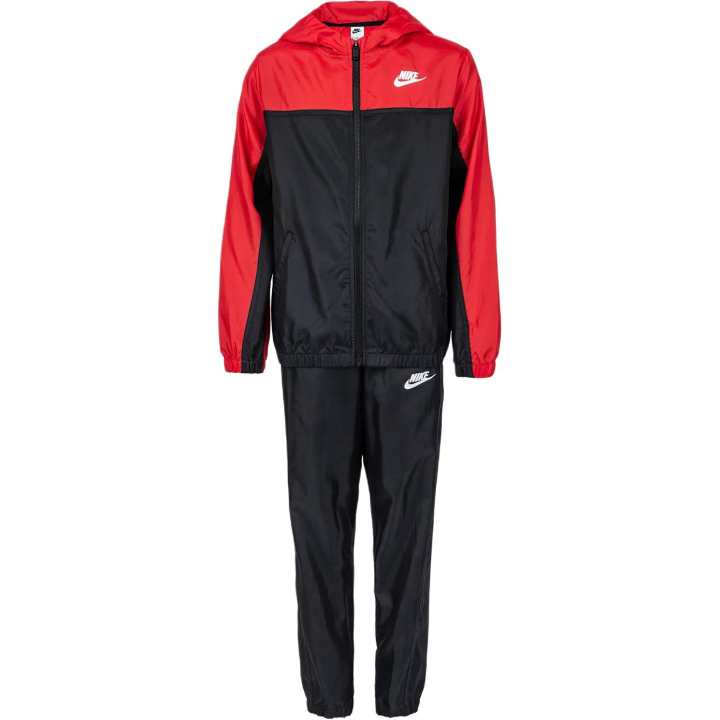 Nike Nike Casual Sportswear Black Red Teenagers