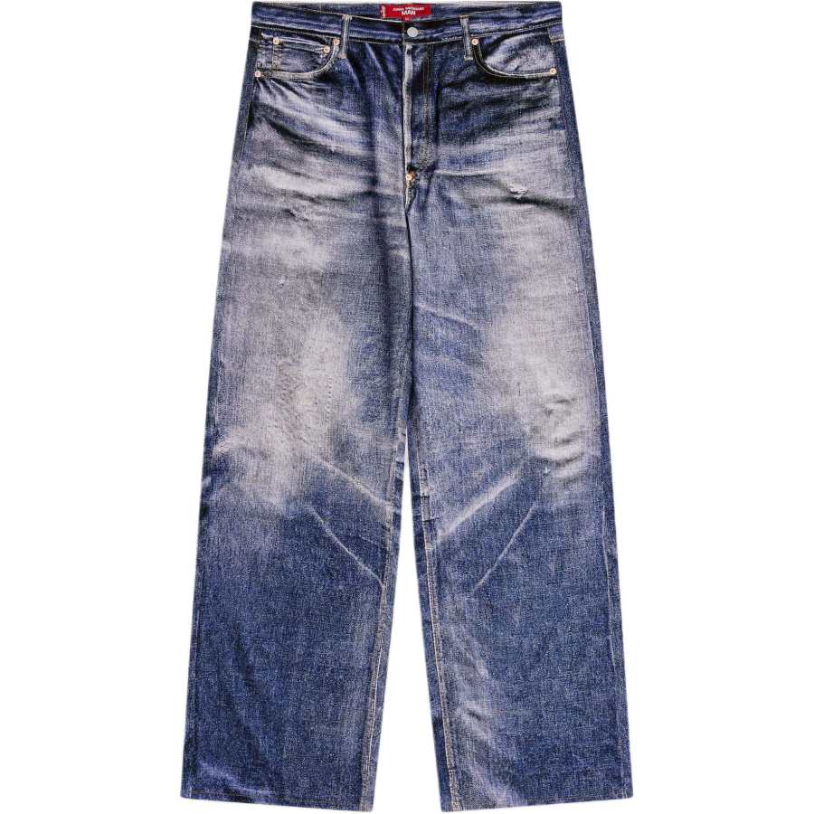 JUNYA WATANABE JUNYA WATANABE Man Trompe L'oeil print Jeans