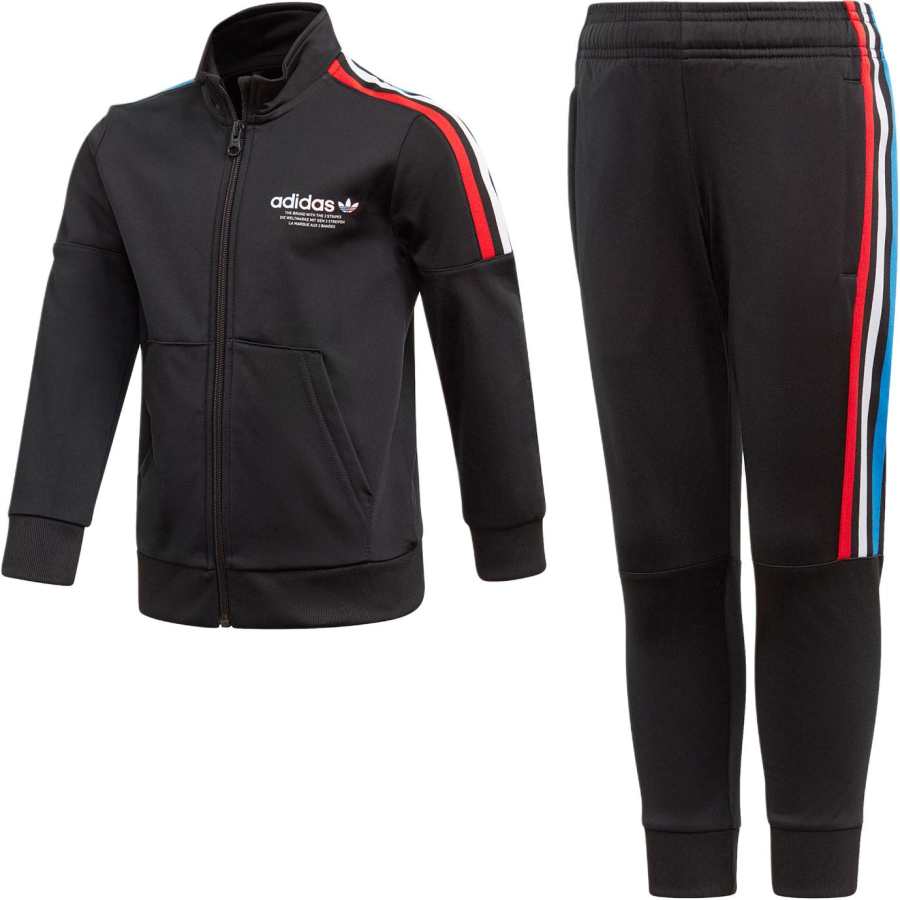 Adidas Originals Tracksuit Casual Sportswear Black Children Aged 3 7 Years Old