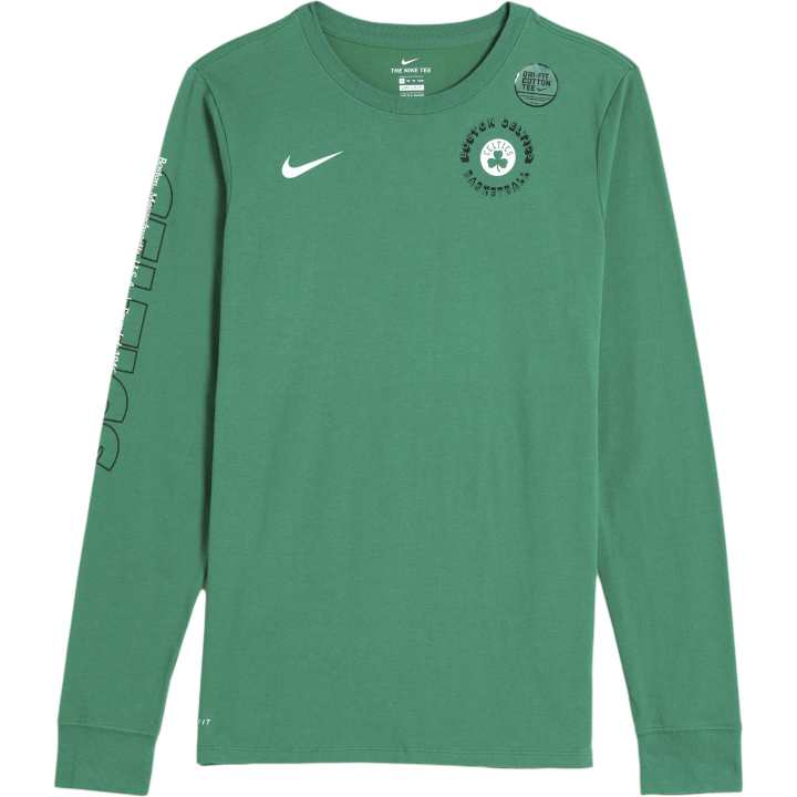 Nike Nike x NBA Dri Fit Boston Celtics T Shirt Green Unisex