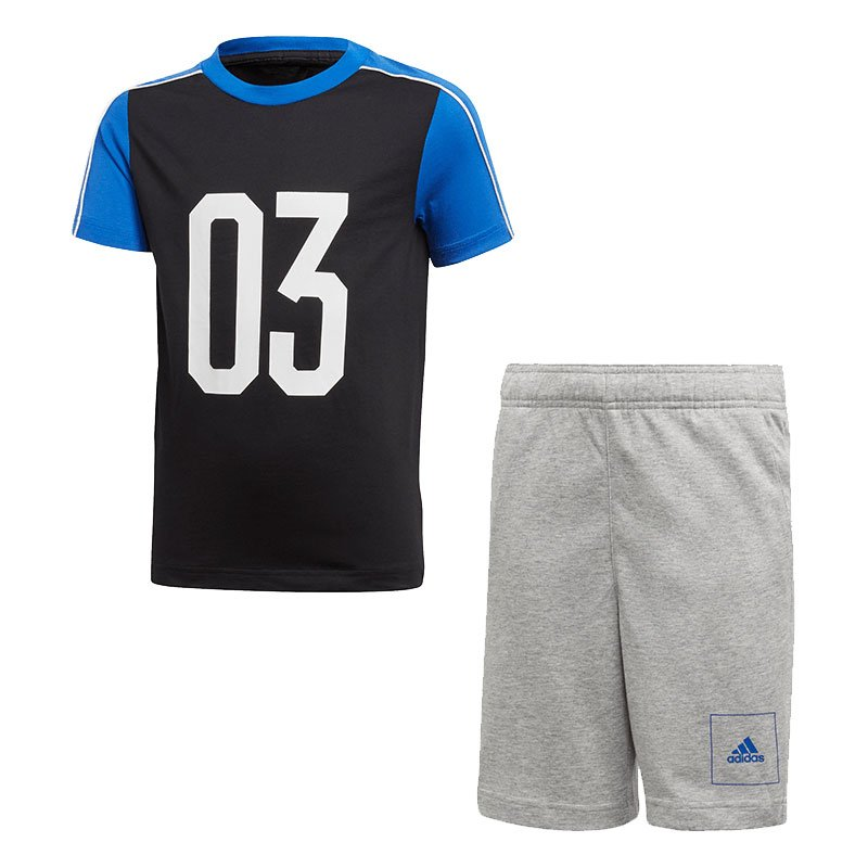 Adidas Adidas Casual Sportswear Blue/Gray Teenagers
