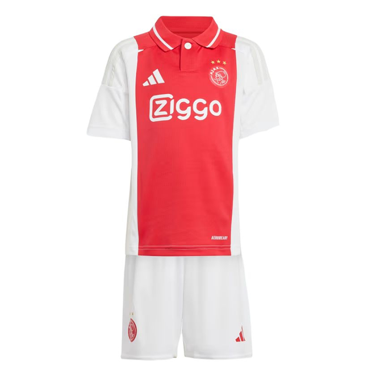 Adidas Adidas Casual Sportswear Ajax Amsterdam Red White Children Aged 3 7 Years Old