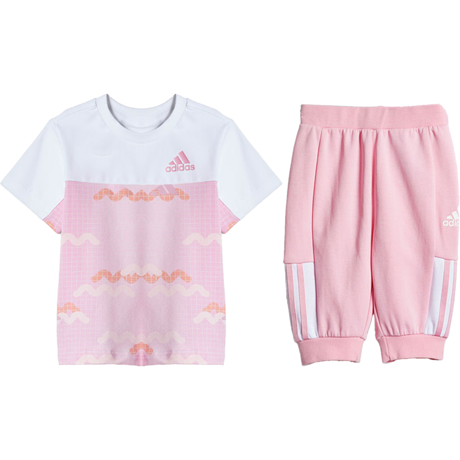 Adidas Adidas Casual Sportswear Pink Infant And Toddler