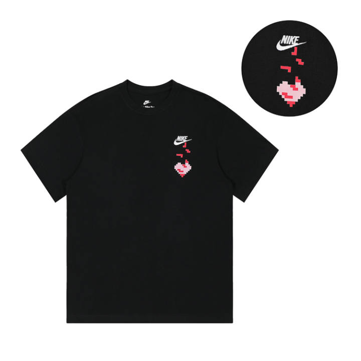 Nike Nike T Shirts Unisex Black Crew Neck Moderate Heavyweight