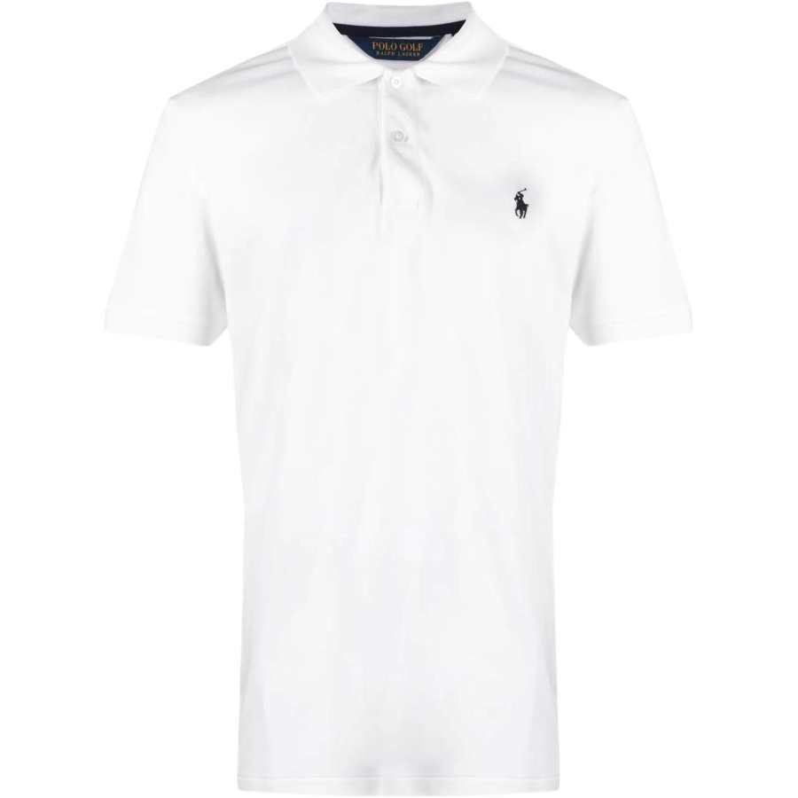 Polo Ralph Lauren Polo Shirts Men's White Polo Collar Moderate Straight Fit