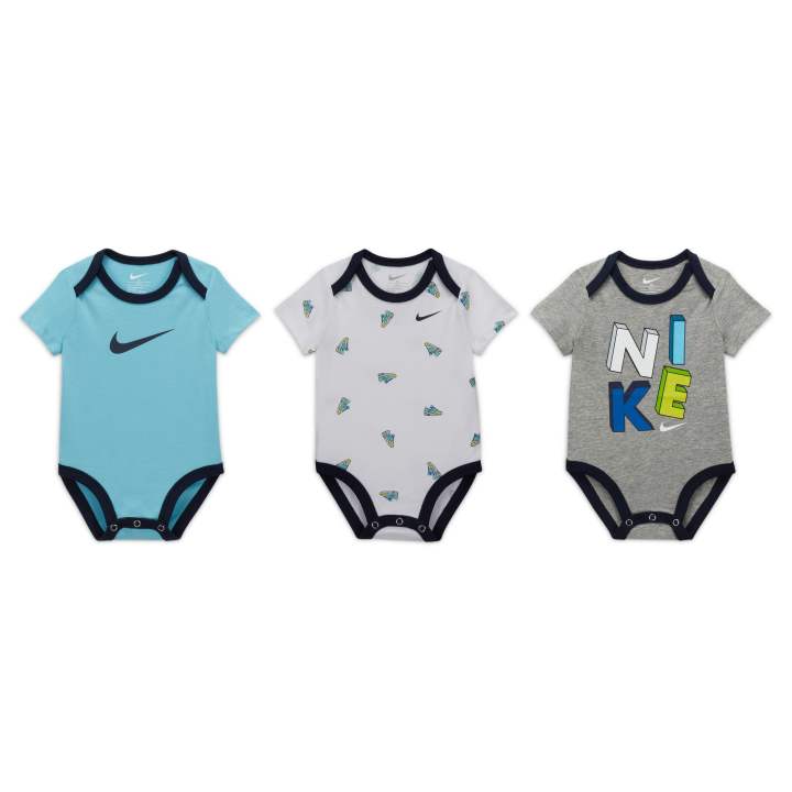 Nike Nike Jumpsuit 3 Pack White Infant And Toddler