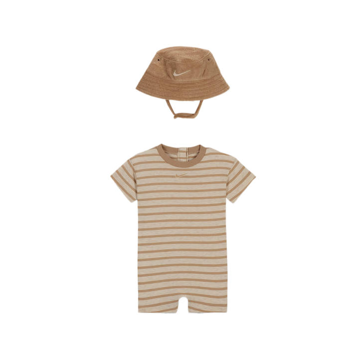 Nike Nike Jumpsuits & Crawlers Swoosh Light Beige Infant And Toddler