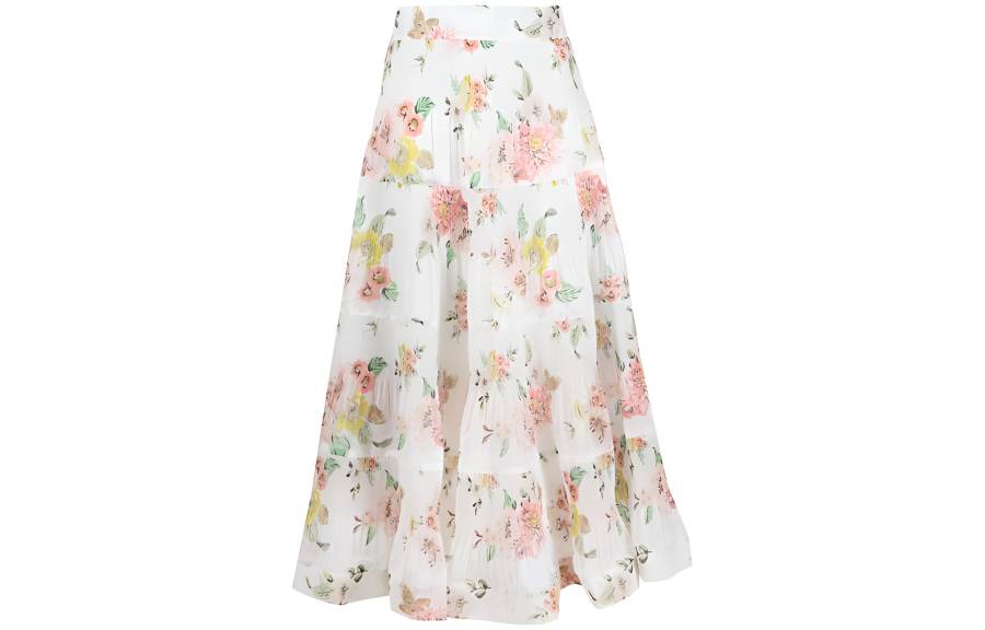 Zimmermann Zimmermann Pleated Midi Skirt