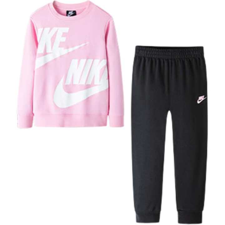 Nike Nike Casual Sportswear Black/Pink Children Aged 3 7 Years Old