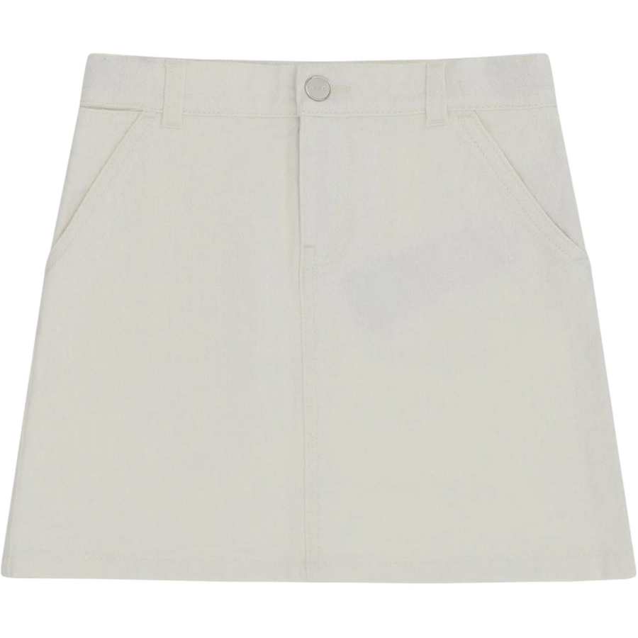GUCCI GUCCI Solid Color Skirt Kids' White