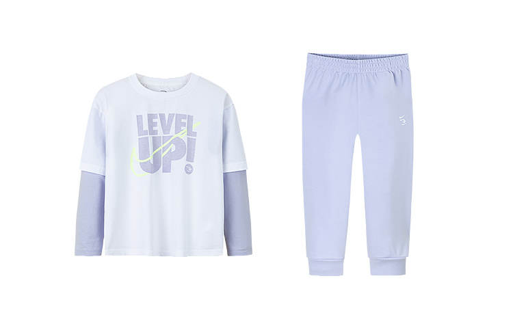Nike Nike Casual Sportswear 3Brand Purple Photinia Teenagers