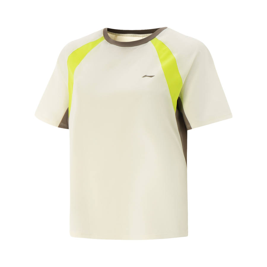 Li-Ning Li Ning Fitness Series T Shirt Women's Mother Of Pearl White