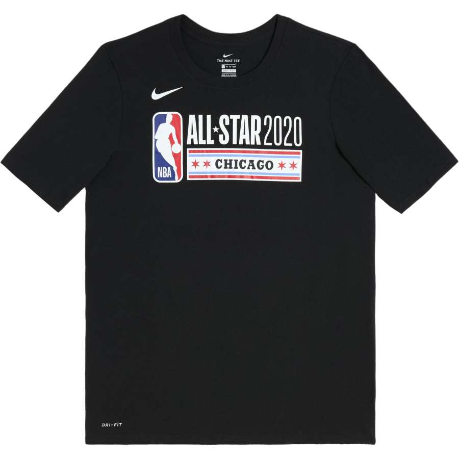 Nike Nike x NBA Dri Fit All Star T Shirt Black Children Aged 3 7 Years Old