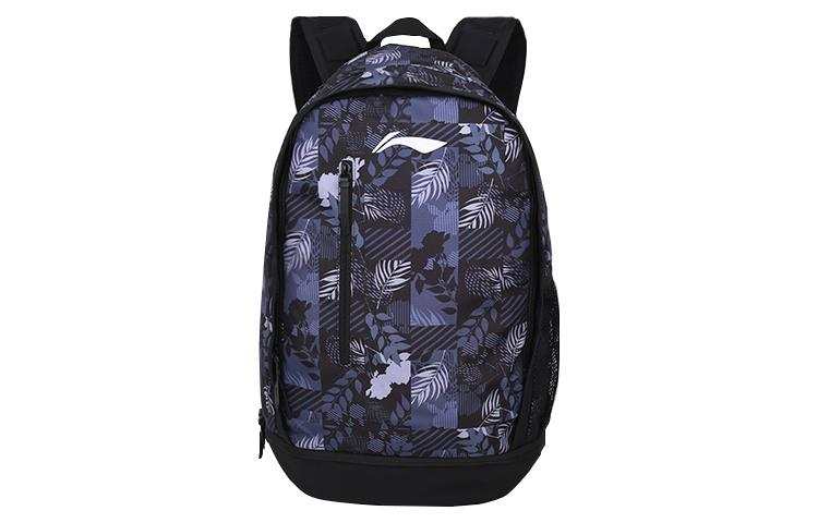 Li-Ning LINING Polyester Laptop Backpack Regular Men's Maple Leaf Black