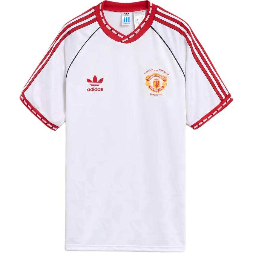 Adidas Originals Adidas Free Shipping With AdiClub Manchester United '91 Away Jersey