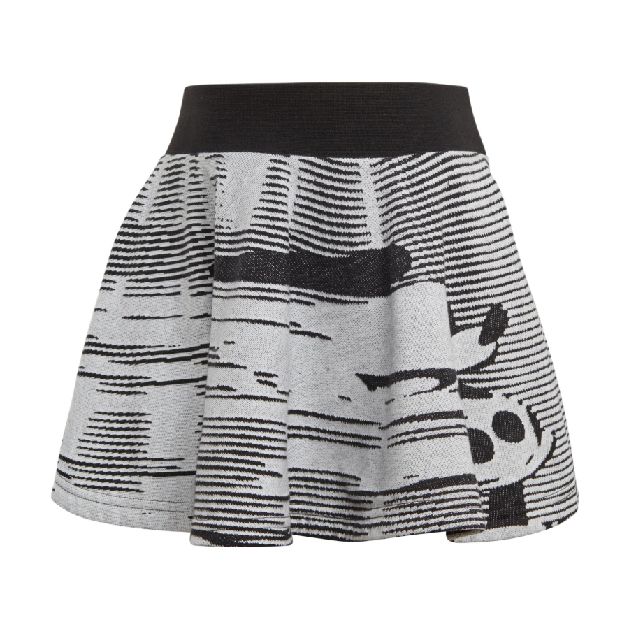 Adidas Adidas x DISHINI,LIANMINGKUAN Skirt White/Black Children Aged 3 7 Years Old