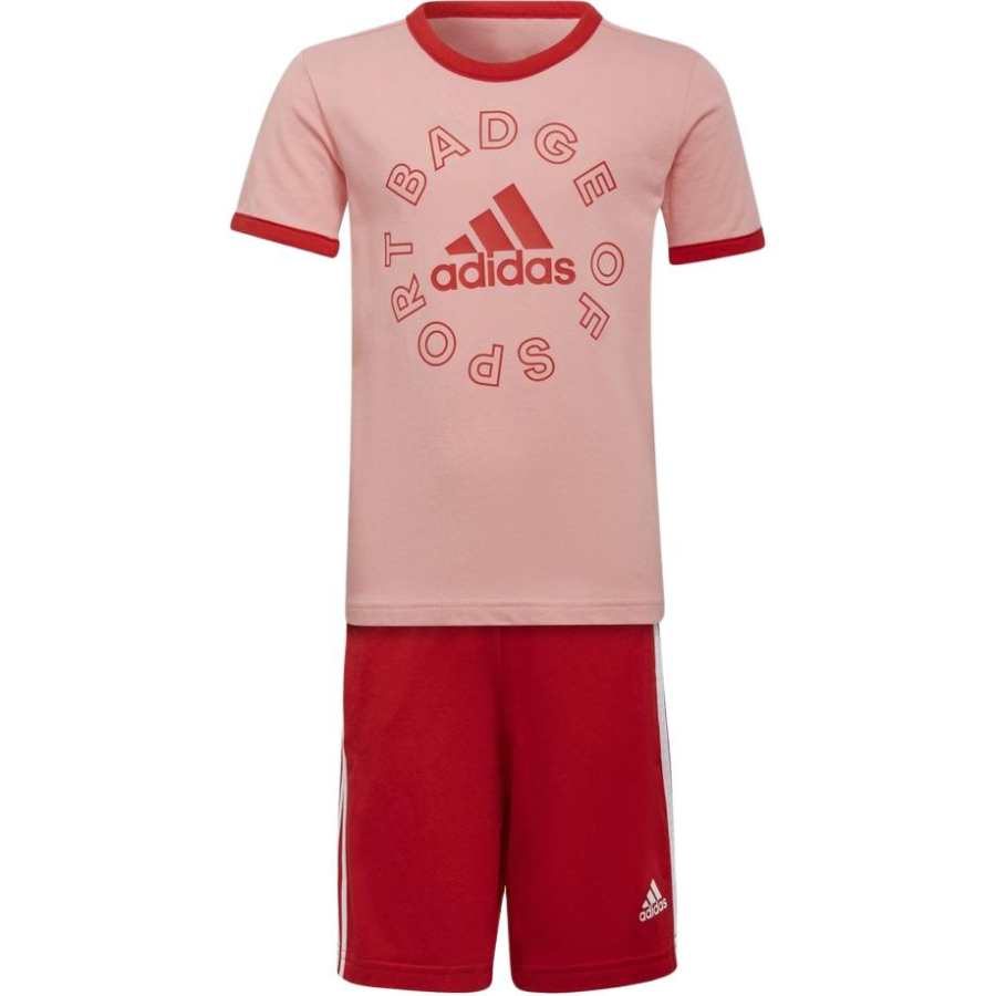Adidas Adidas Casual Sportswear Honor Pink/Bright Red Children Aged 3 7 Years Old