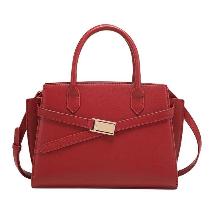 PAYOT Microfiber Synthetic Leather Shoulder Bag, Crossbody Bag, Handbag Women's Burgundy