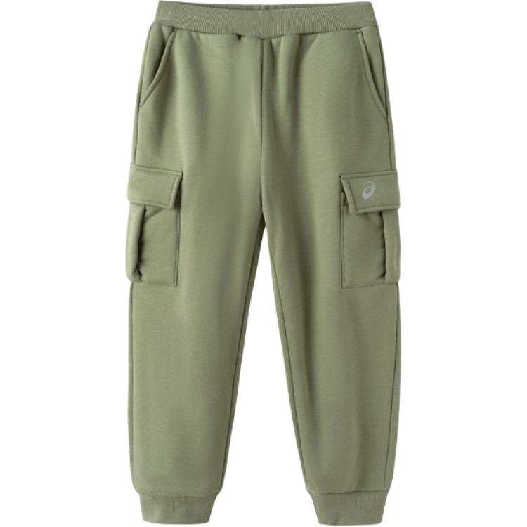 Asics Full Length Pants Urban Trendy Army Green Teenagers