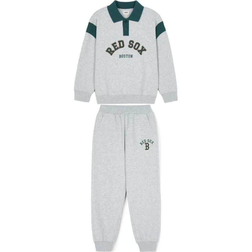 MLB KIDS Casual Sportswear Boston Red SoxVarsity Light Heather Gray Kids'