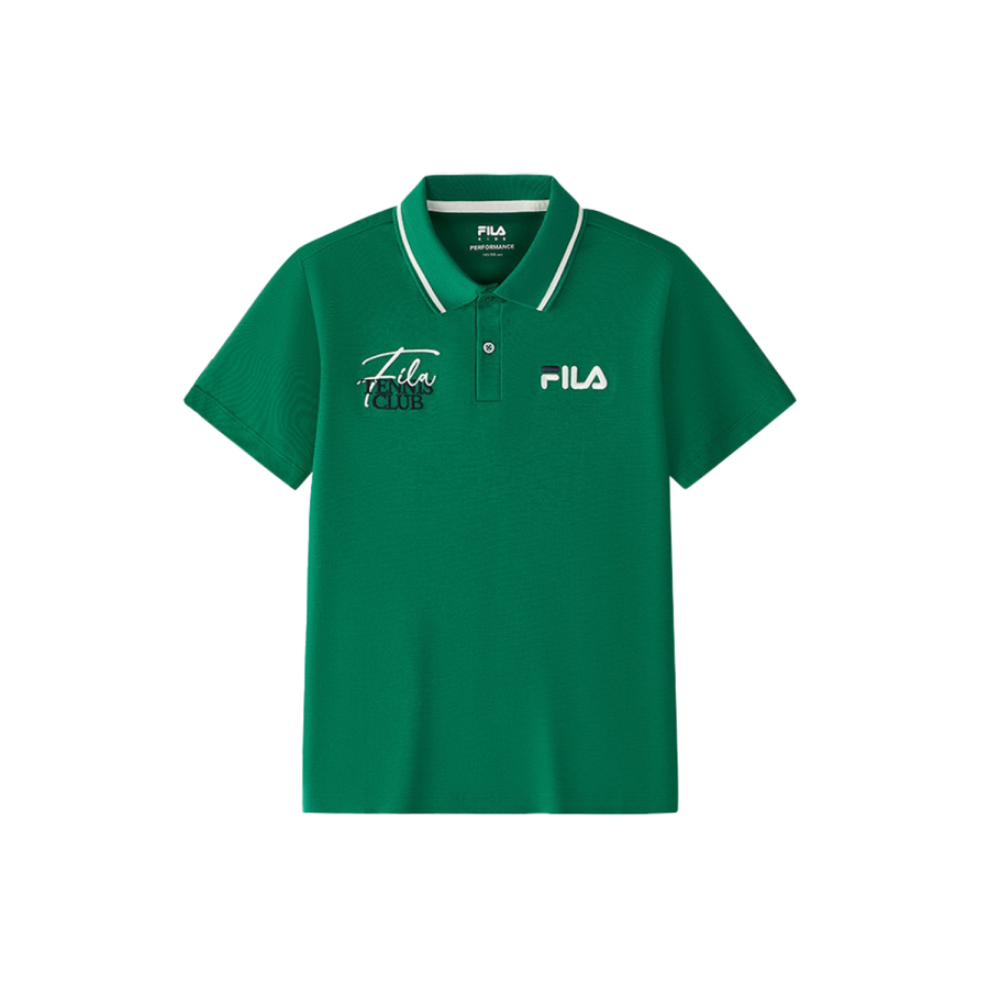 FILA KIDS Polo Shirt Mystic Dial Green