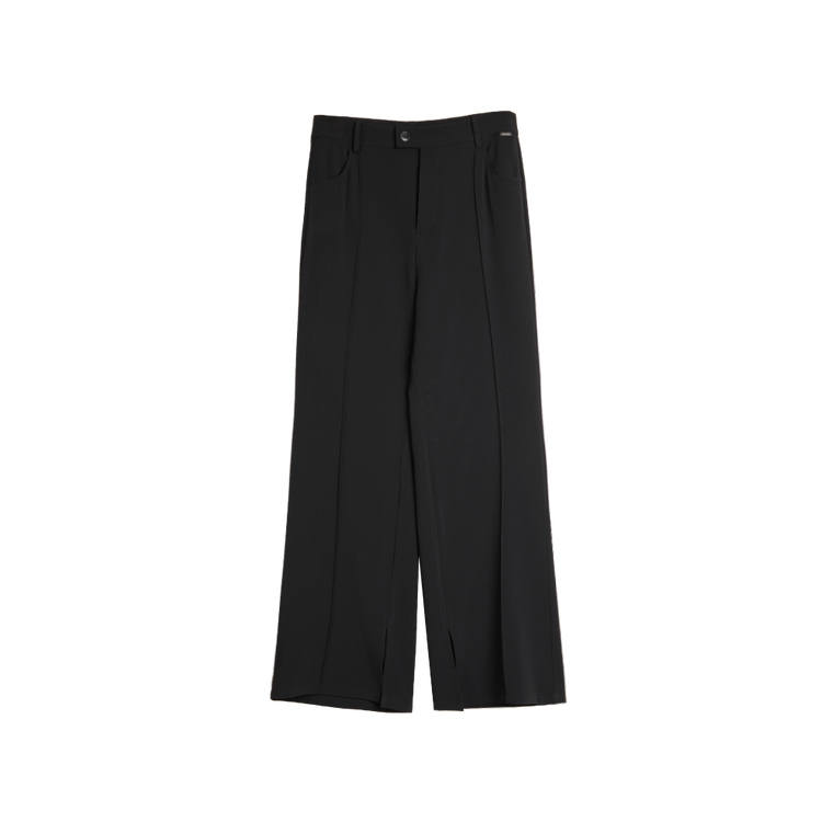 ELLE Casual Pants Women's Black Moderate Bootcut Pants