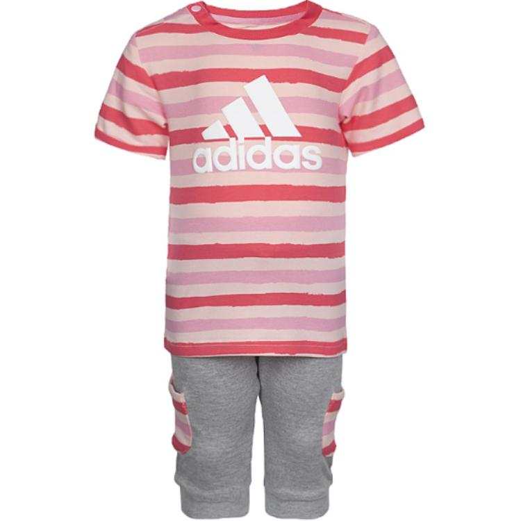 Adidas Adidas Casual Sportswear Red Infant And Toddler