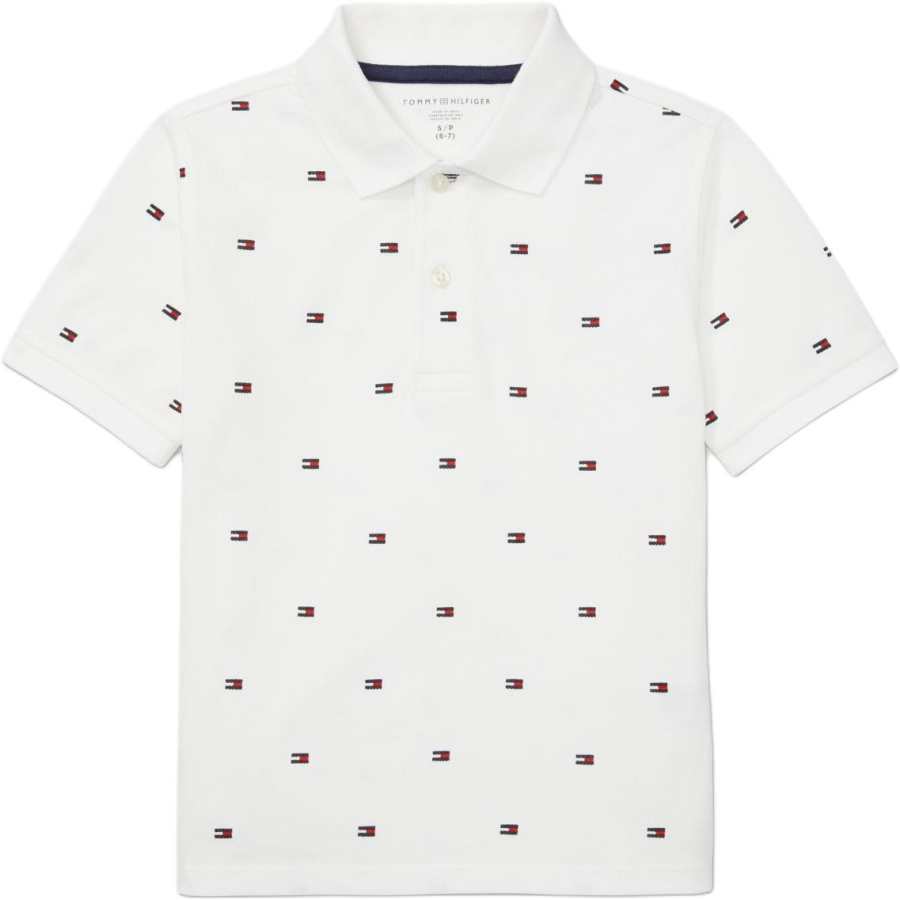 Tommy Hilfiger Polo Shirt White Children Aged 3 7 Years Old