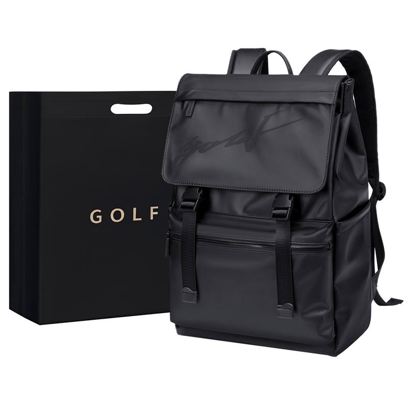 GOLF GOLF Fabric Backpack Men's Black