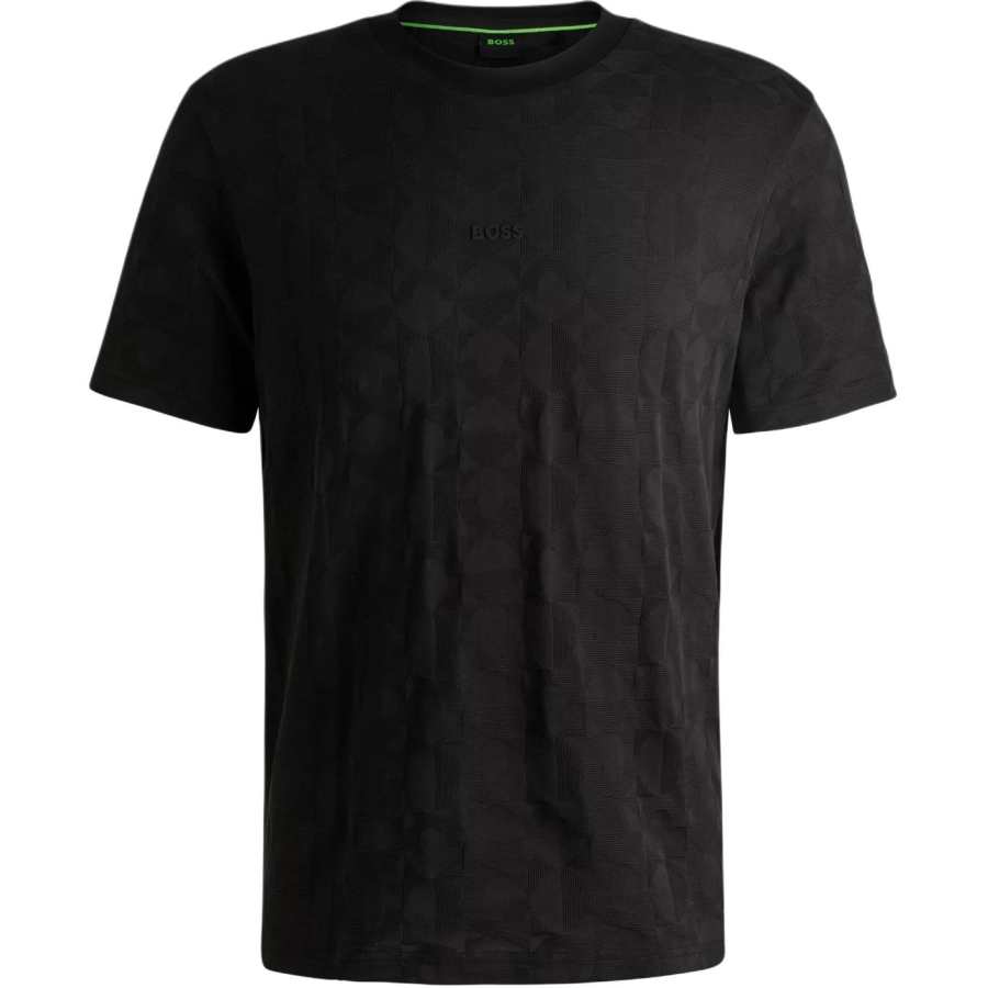 Hugo Boss geometric-jacquard T-shirt