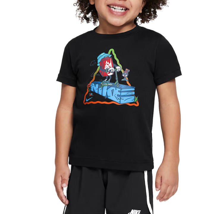 Nike Nike T Shirt SS25 Black Infant And Toddler