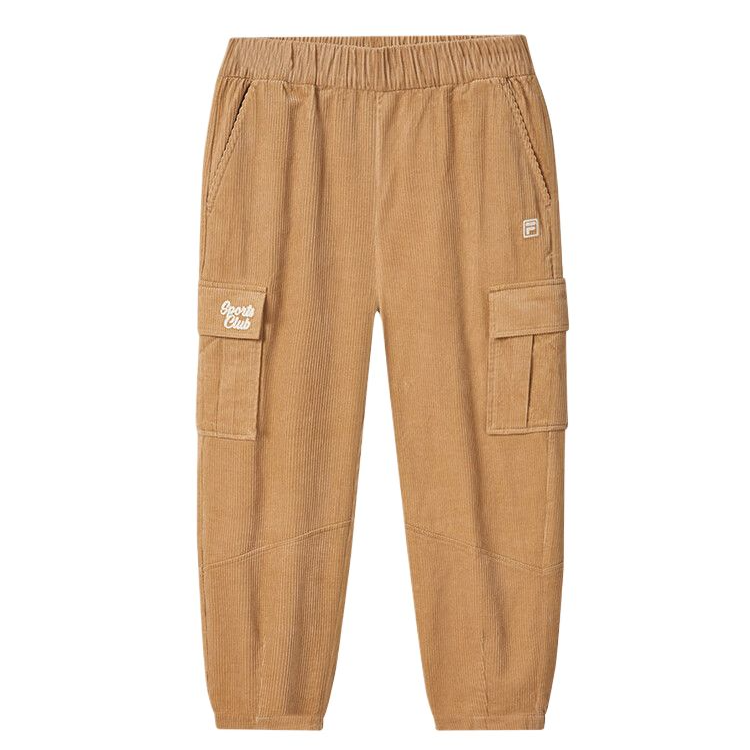 FILA KIDS Full Length Pants Gray Camel Teenagers