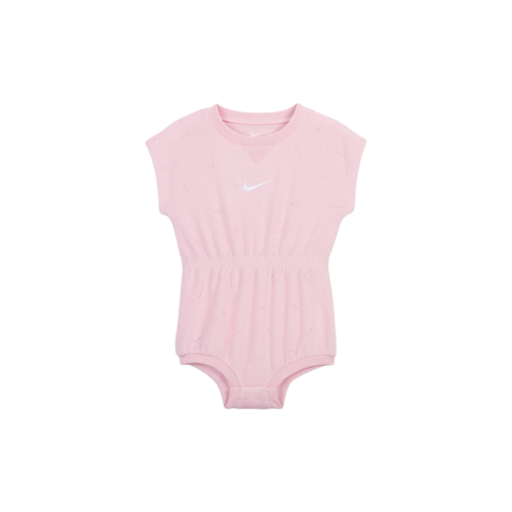 Nike Nike Jumpsuit Swoosh Pink Foam Infant And Toddler