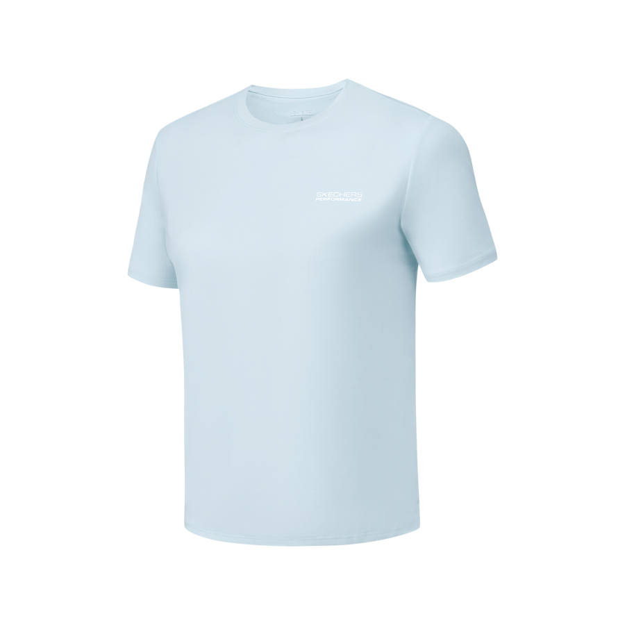 Skechers Comfortable Technology Cooling Collection T Shirt Women's Folk Blue