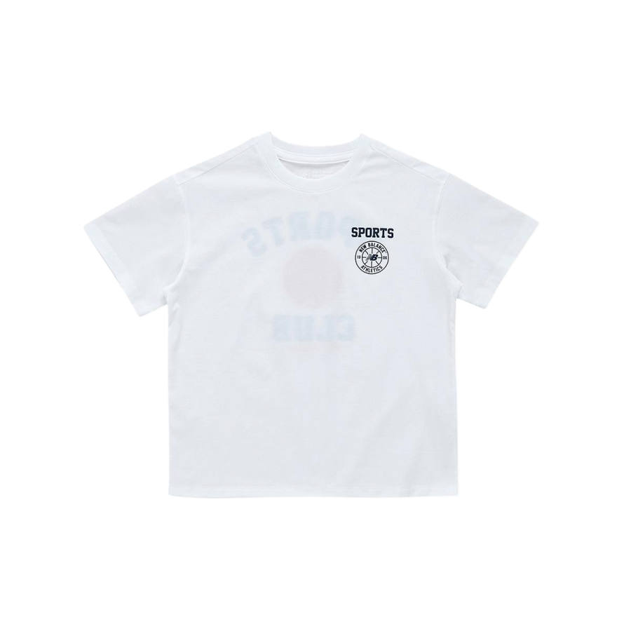 New Balance New Balance T Shirt SS25 White Children Aged 3 7 Years Old
