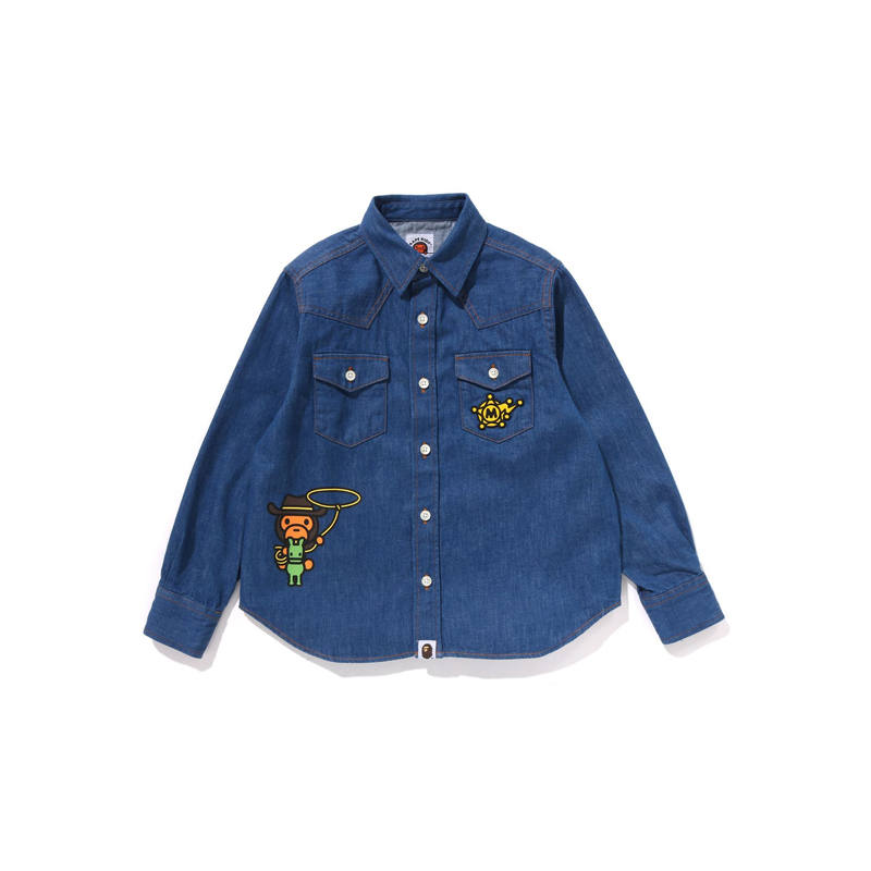A BATHING APE Shirt Children Aged 3 7 Years Old