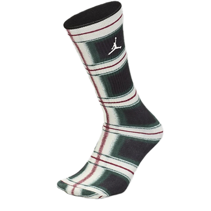 Jordan Jordan EverydayEssentials Socks 1 Pack Black/School Team Red/Canyon Green/Canvas Children Aged 3 7 Years Old
