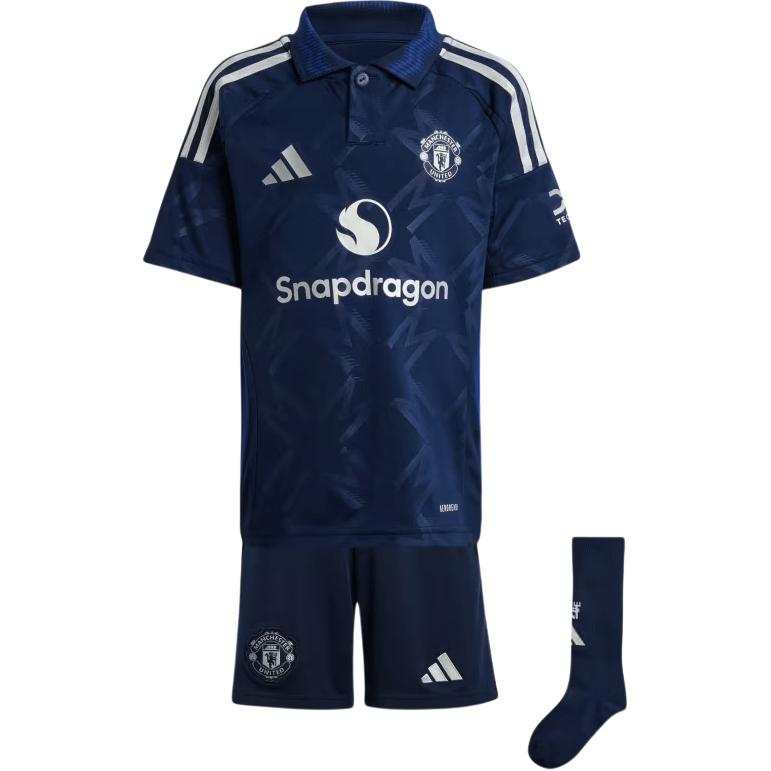 Adidas Adidas Manchester United SS24 Kids' Soccer Jersey Midnight Indigo Children Aged 3 7 Years Old