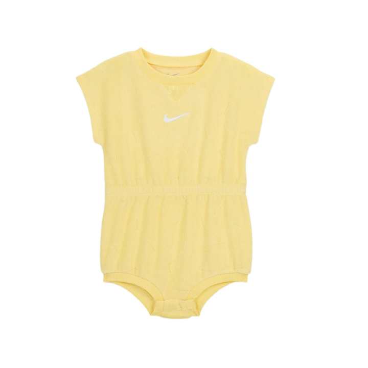 Nike Nike Jumpsuit Swoosh SS25 Yellow Infant And Toddler