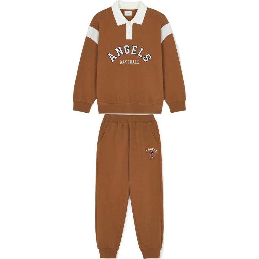 MLB KIDS Casual Sportswear Varsity Dark Camel Kids'