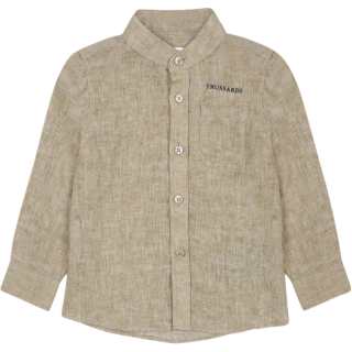 TRUSSARDI Casual Shirt SS25 Beige Infant And Toddler
