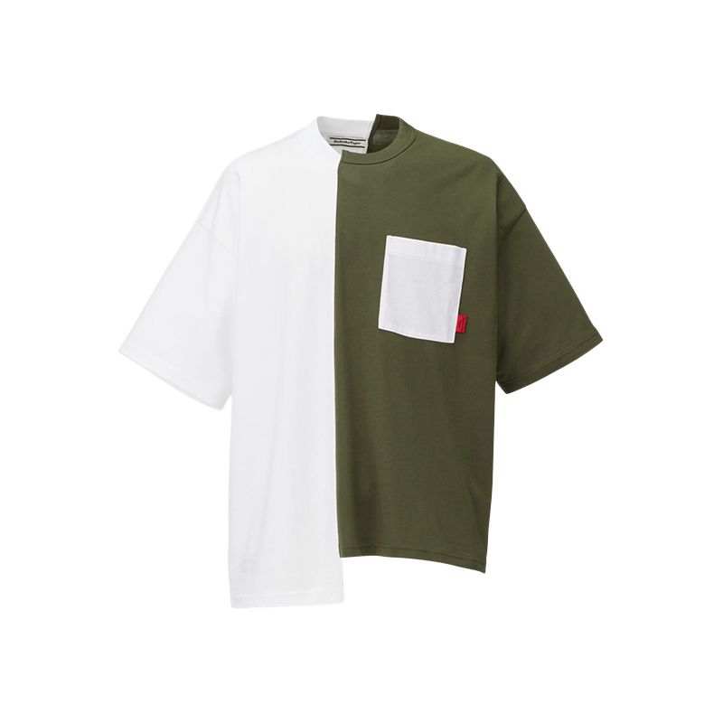 Onitsuka Tiger T Shirt Unisex White/Khaki