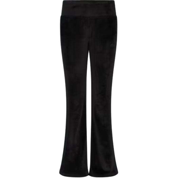 Adidas Adidas Sportswear RIB VELOUR VENTED FLR LG Full Length Pants Black Teenagers