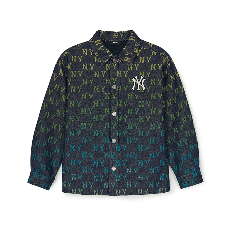 MLB KIDS New York Yankees Letter Shirt Spring Fall Children Aged 3 7 Years Old Standard Navy Blue