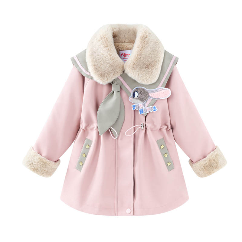 Disney Disney Kids Parka Coats Lapel Thickened