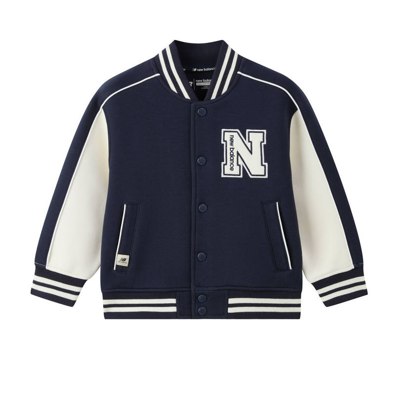 New Balance New Balance Baseball Jacket Navy Blue Children Aged 3 7 Years Old